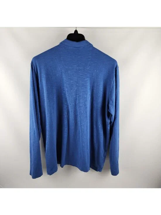 Tommy Bahama Shirt Mens XL Blue Soft Casual L/S Polo 163-T215072 - Picture 2 of 7